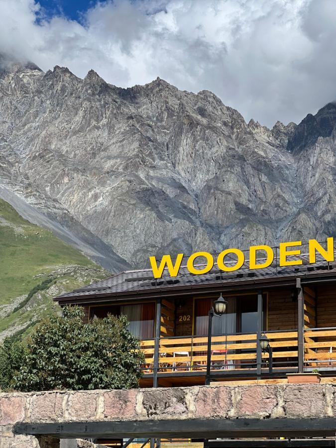 Wooden Hotel Kazbegi Stepantsminda Exterior foto